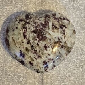 Rubellite Crystal Heart